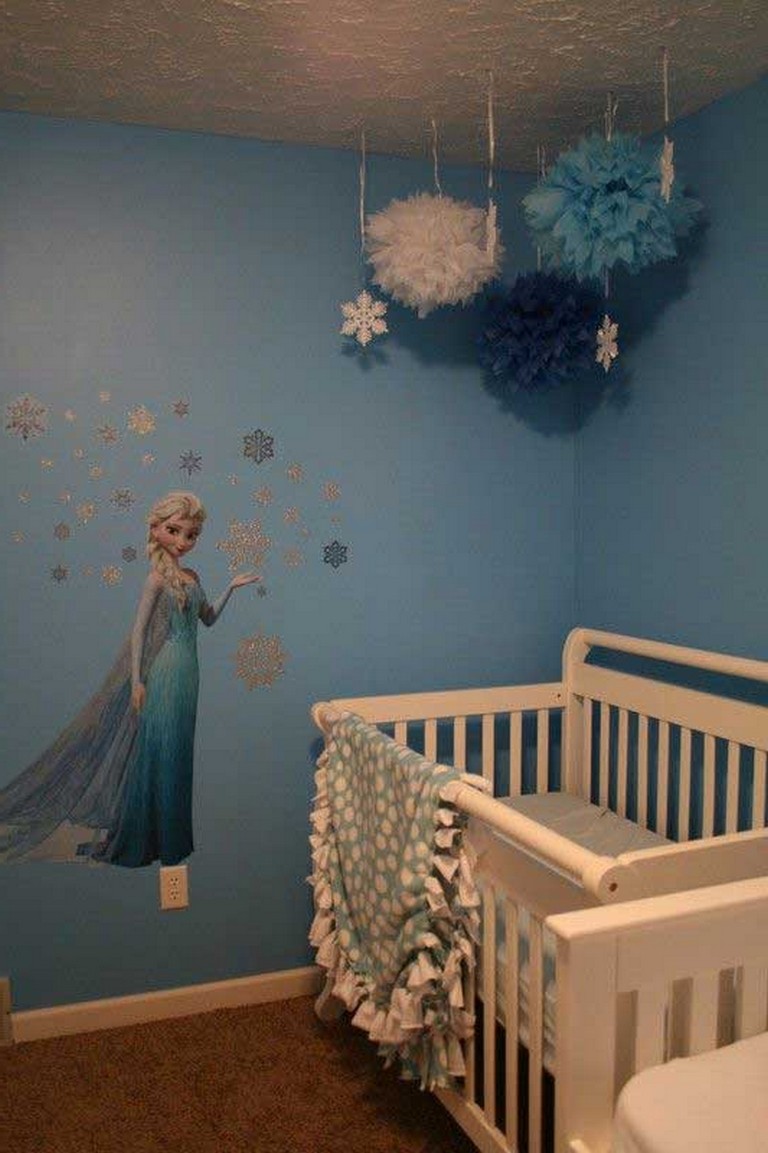 10+ Lovely Frozen Themed Room Decor Ideas Your Kids Will Love - Page 6