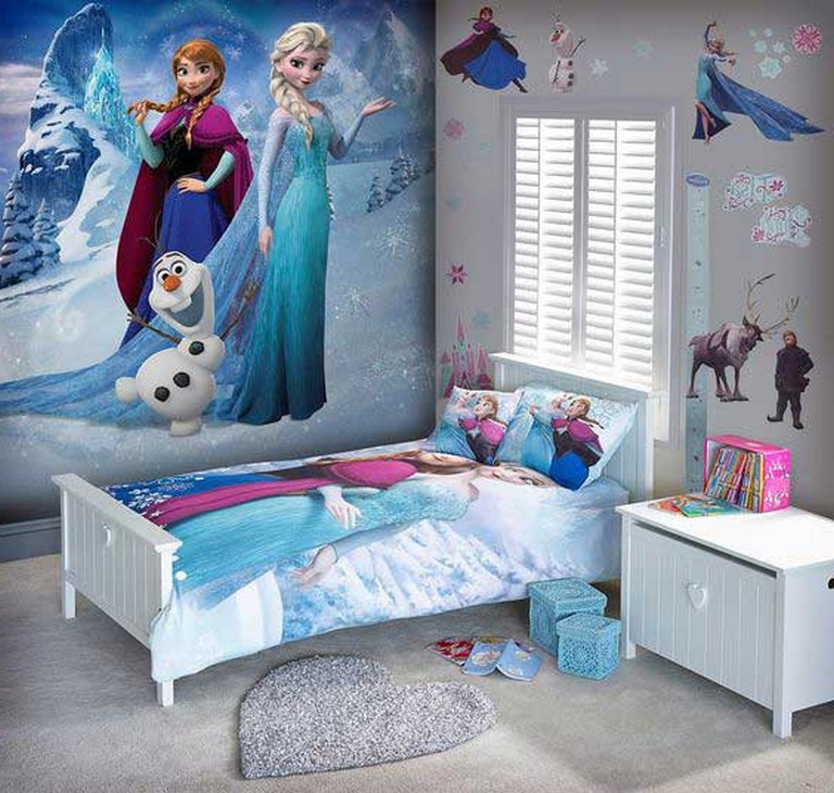 Simple Frozen Inspired Bedroom Ideas for Small Space