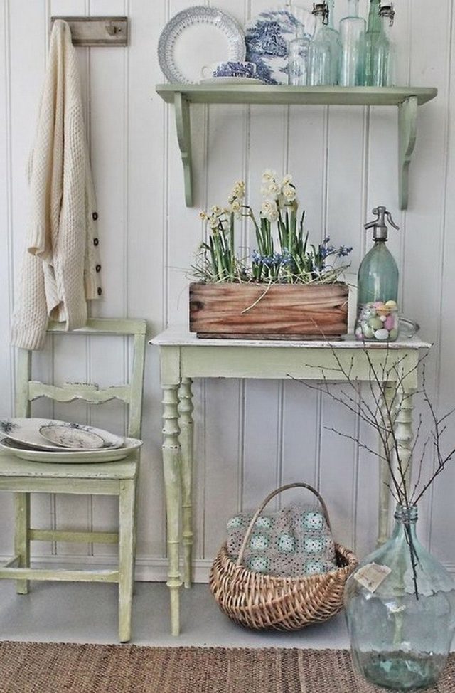 20 Beautiful Sweet Cottage Shabby Chic Entryway Decor Ideas – Page 15 ...